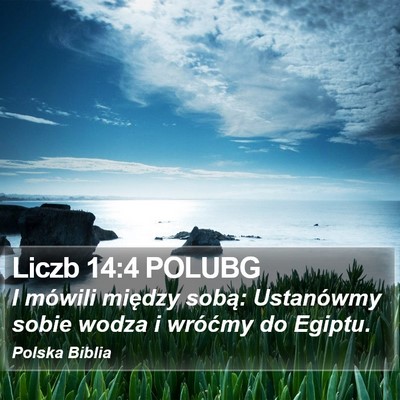 Liczb 14:4 POLUBG Bible Verse Image