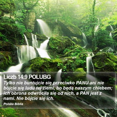 Liczb 14:9 POLUBG Bible Verse Image