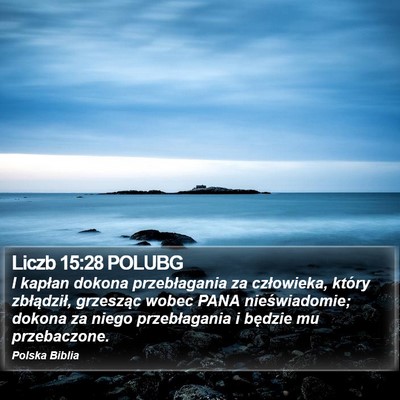 Liczb 15:28 POLUBG Bible Verse Image