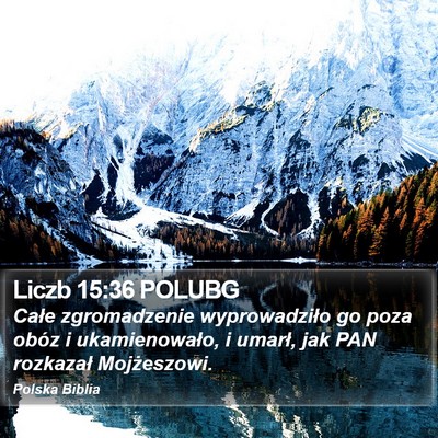 Liczb 15:36 POLUBG Bible Verse Image