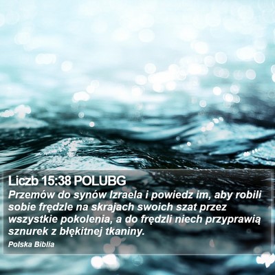 Liczb 15:38 POLUBG Bible Verse Image
