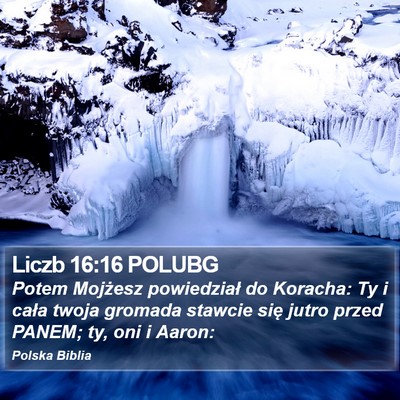 Liczb 16:16 POLUBG Bible Verse Image