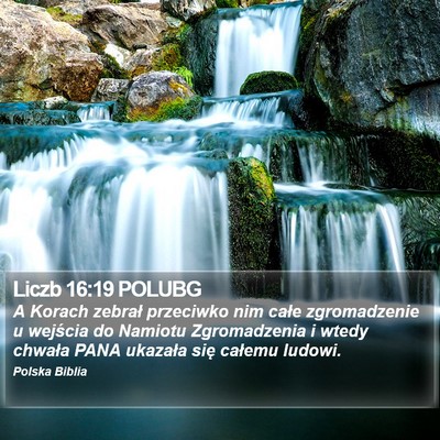 Liczb 16:19 POLUBG Bible Verse Image