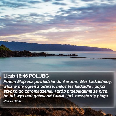 Liczb 16:46 POLUBG Bible Verse Image