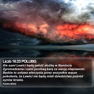 Liczb 18:23 POLUBG Bible Verse Image