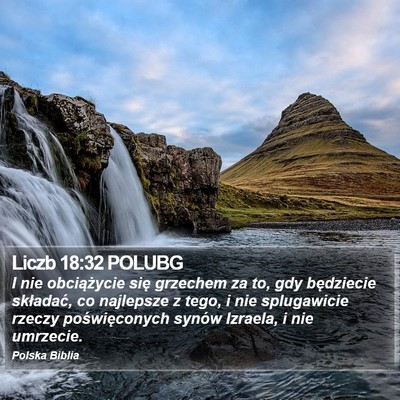 Liczb 18:32 POLUBG Bible Verse Image