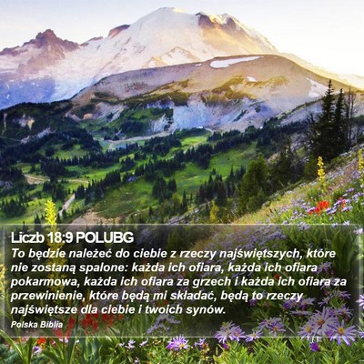 Liczb 18:9 POLUBG Bible Verse Image
