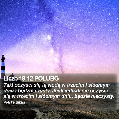 Liczb 19:12 POLUBG Bible Verse Image