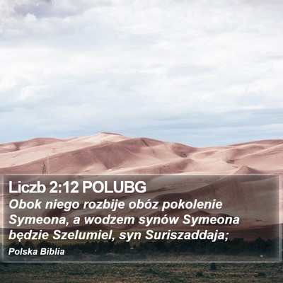 Liczb 2:12 POLUBG Bible Verse Image