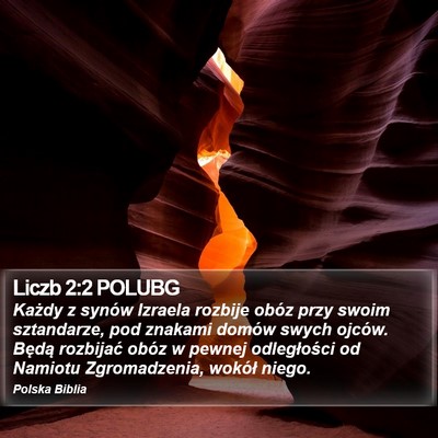 Liczb 2:2 POLUBG Bible Verse Image