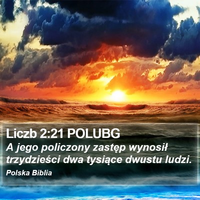 Liczb 2:21 POLUBG Bible Verse Image