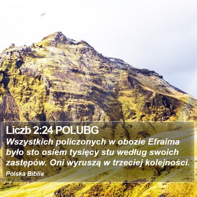 Liczb 2:24 POLUBG Bible Verse Image