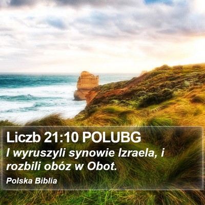 Liczb 21:10 POLUBG Bible Verse Image