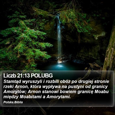 Liczb 21:13 POLUBG Bible Verse Image