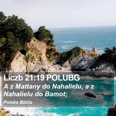 Liczb 21:19 POLUBG Bible Verse Image