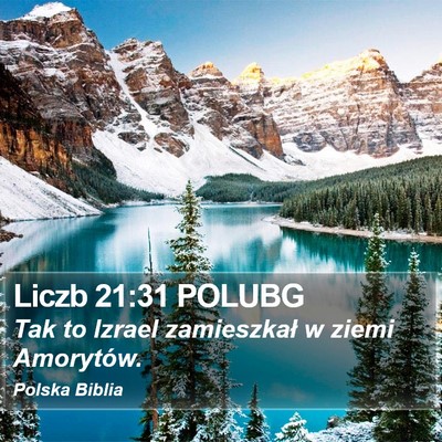 Liczb 21:31 POLUBG Bible Verse Image