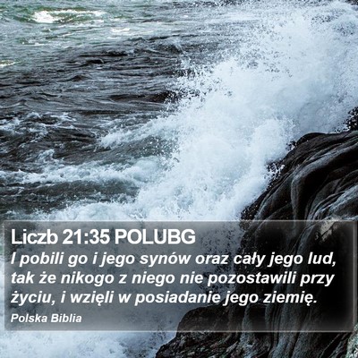 Liczb 21:35 POLUBG Bible Verse Image