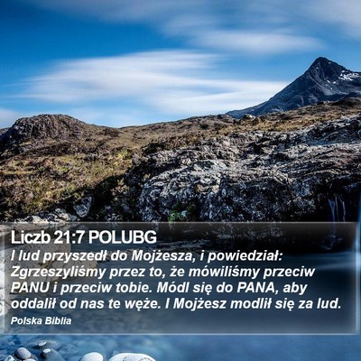 Liczb 21:7 POLUBG Bible Verse Image