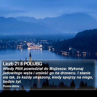 Liczb 21:8 POLUBG Bible Verse Image