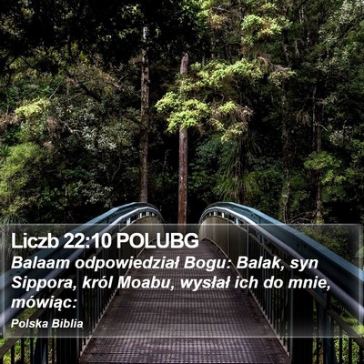 Liczb 22:10 POLUBG Bible Verse Image
