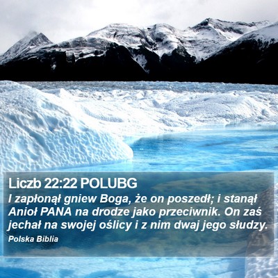 Liczb 22:22 POLUBG Bible Verse Image