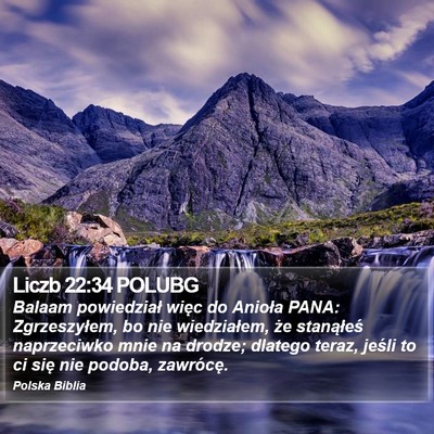 Liczb 22:34 POLUBG Bible Verse Image