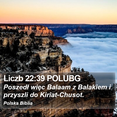 Liczb 22:39 POLUBG Bible Verse Image
