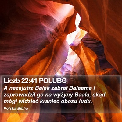 Liczb 22:41 POLUBG Bible Verse Image