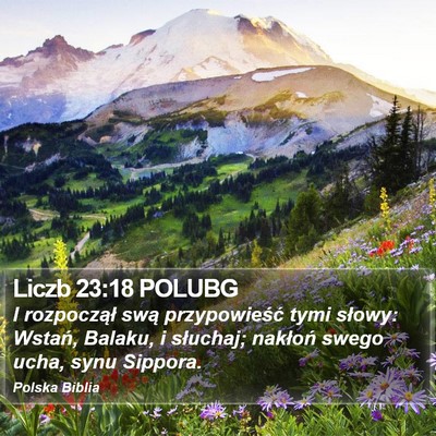 Liczb 23:18 POLUBG Bible Verse Image
