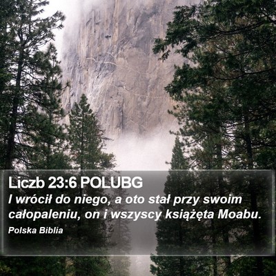 Liczb 23:6 POLUBG Bible Verse Image