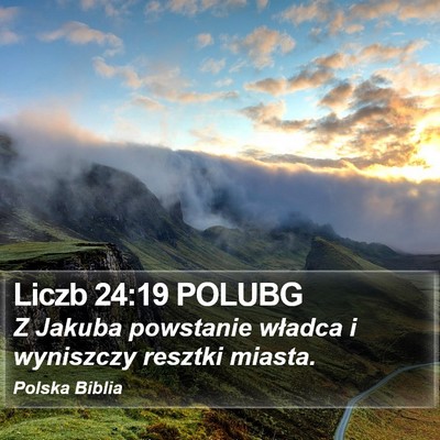 Liczb 24:19 POLUBG Bible Verse Image
