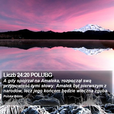 Liczb 24:20 POLUBG Bible Verse Image