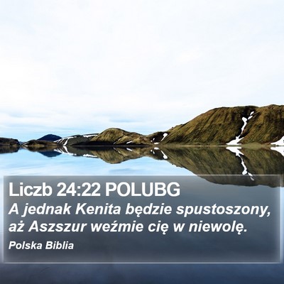 Liczb 24:22 POLUBG Bible Verse Image