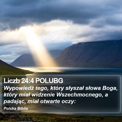 Liczb 24:4 POLUBG Bible Verse Image