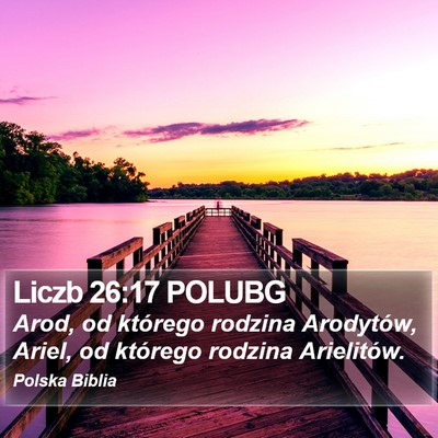 Liczb 26:17 POLUBG Bible Verse Image