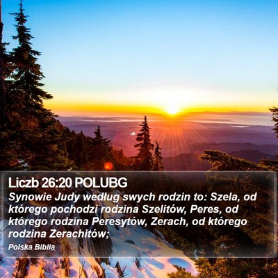Liczb 26:20 POLUBG Bible Verse Image