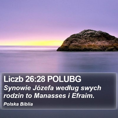 Liczb 26:28 POLUBG Bible Verse Image