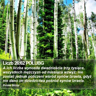 Liczb 26:62 POLUBG Bible Verse Image