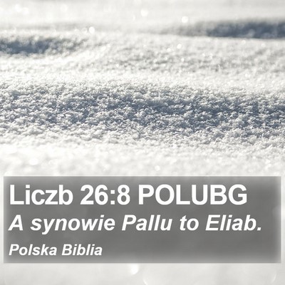 Liczb 26:8 POLUBG Bible Verse Image