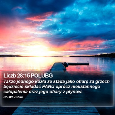 Liczb 28:15 POLUBG Bible Verse Image