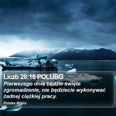 Liczb 28:18 POLUBG Bible Verse Image
