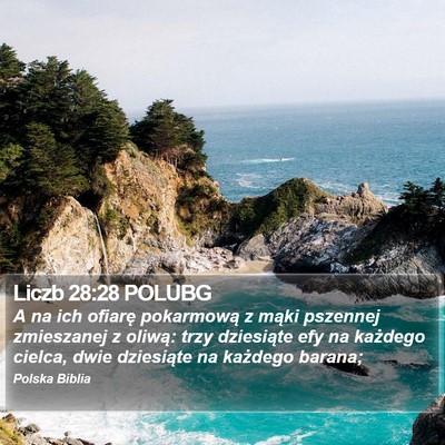 Liczb 28:28 POLUBG Bible Verse Image