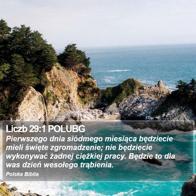 Liczb 29:1 POLUBG Bible Verse Image