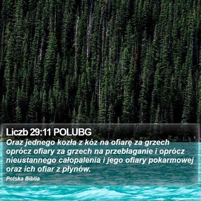 Liczb 29:11 POLUBG Bible Verse Image