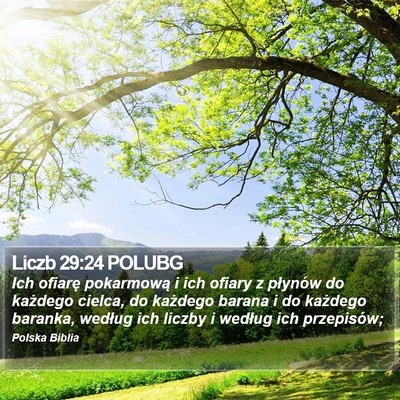 Liczb 29:24 POLUBG Bible Verse Image