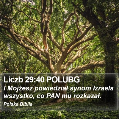 Liczb 29:40 POLUBG Bible Verse Image