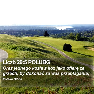 Liczb 29:5 POLUBG Bible Verse Image
