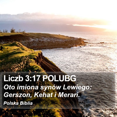 Liczb 3:17 POLUBG Bible Verse Image