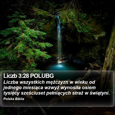 Liczb 3:28 POLUBG Bible Verse Image