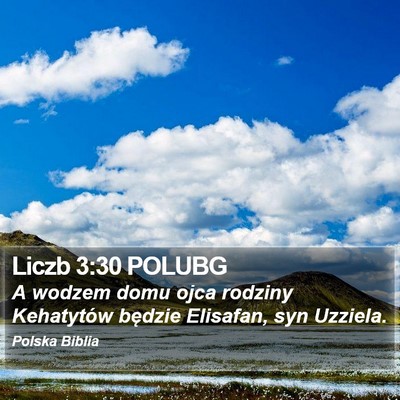 Liczb 3:30 POLUBG Bible Verse Image
